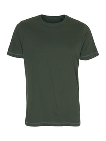 T-shirt de base biologique - vert foncé