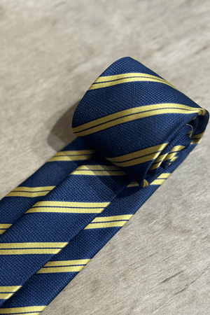 Tie - Navy/Gold