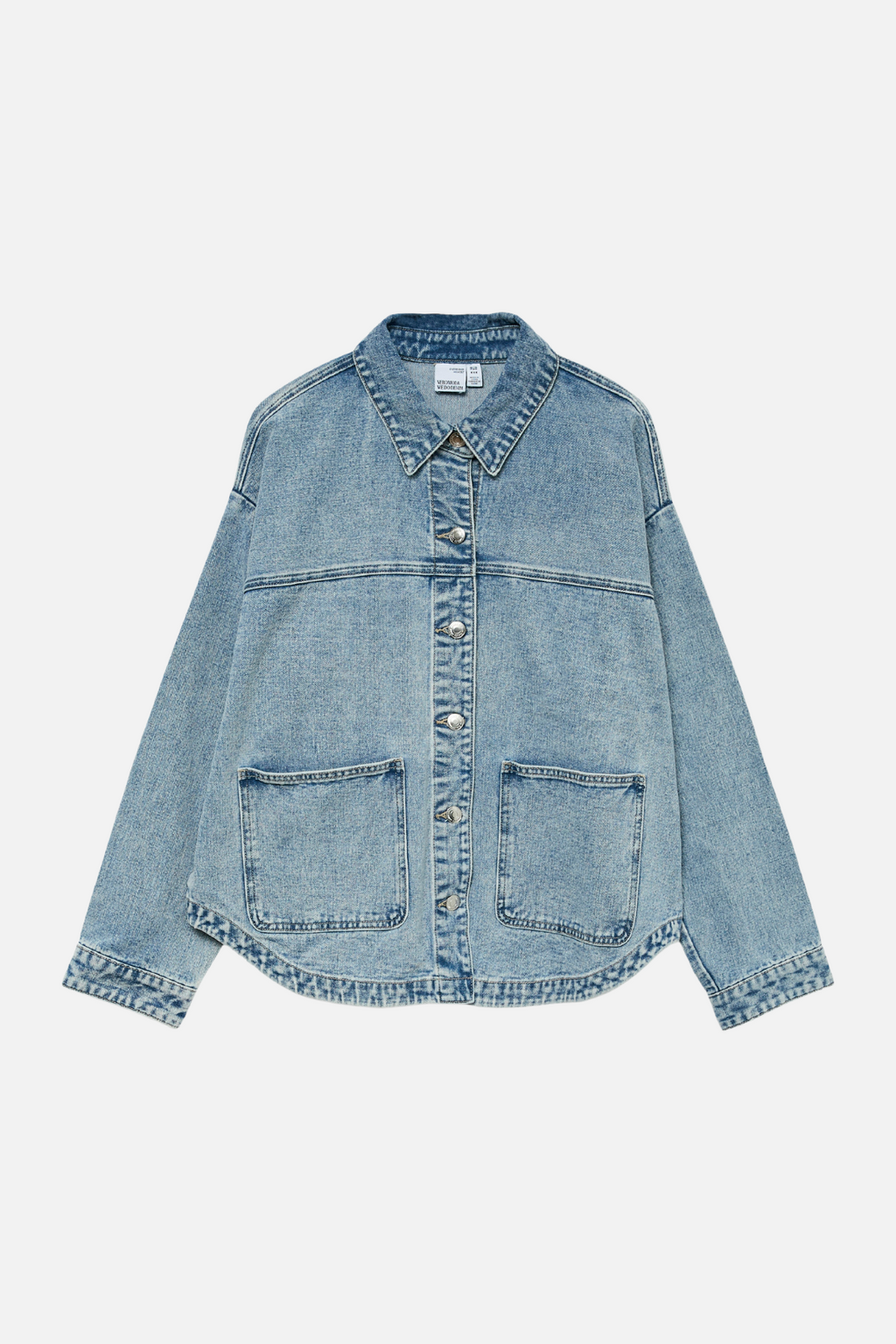 Jamie Denim Shacket - Denim bleu clair