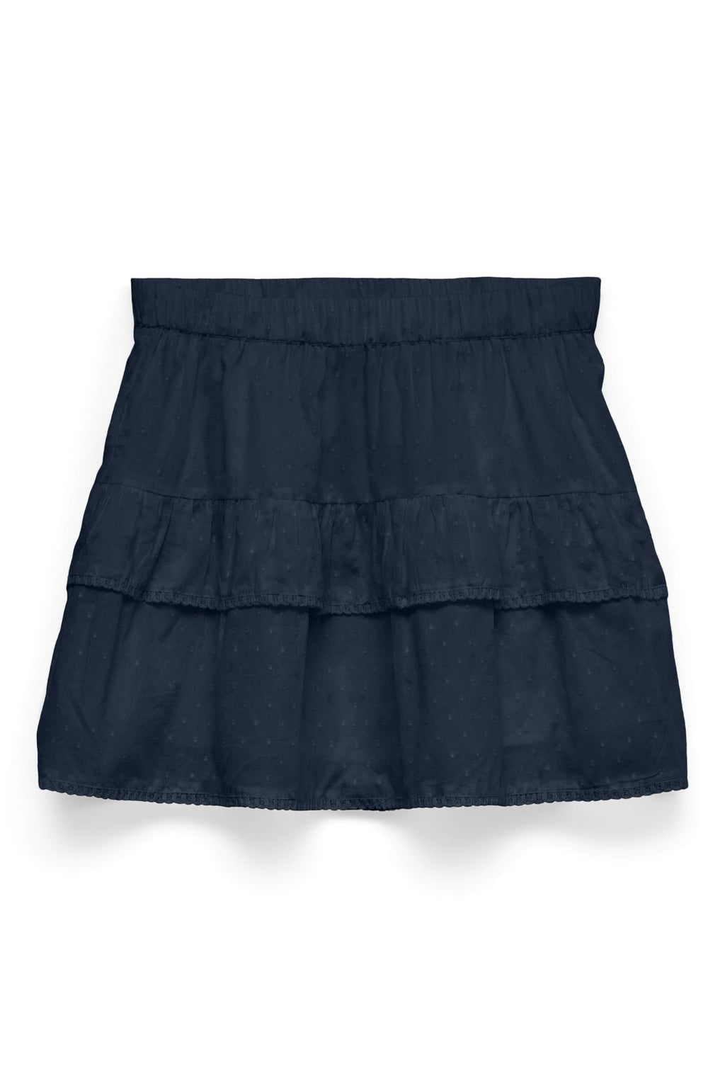 Rine korte rok - marineblauwe blazer
