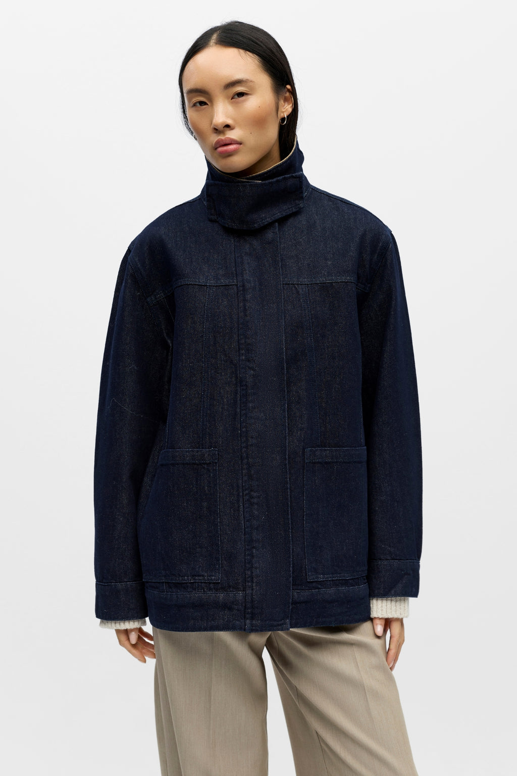 Sirenna spijkerjack - donkerblauw denim