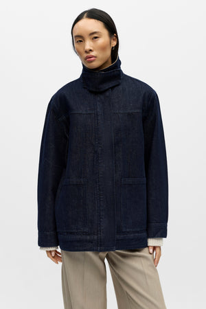 Sirenna spijkerjack - donkerblauw denim