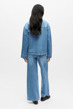 Surchemise Rosie - Denim Bleu Clair