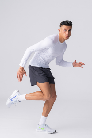 Prime T -shirt met lange mouwen - wit