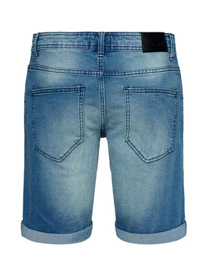 Shorts en jean - bleu