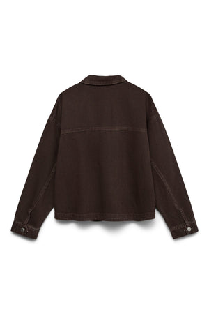 Veste en jean Jamie - Chocolat Tort-Washed
