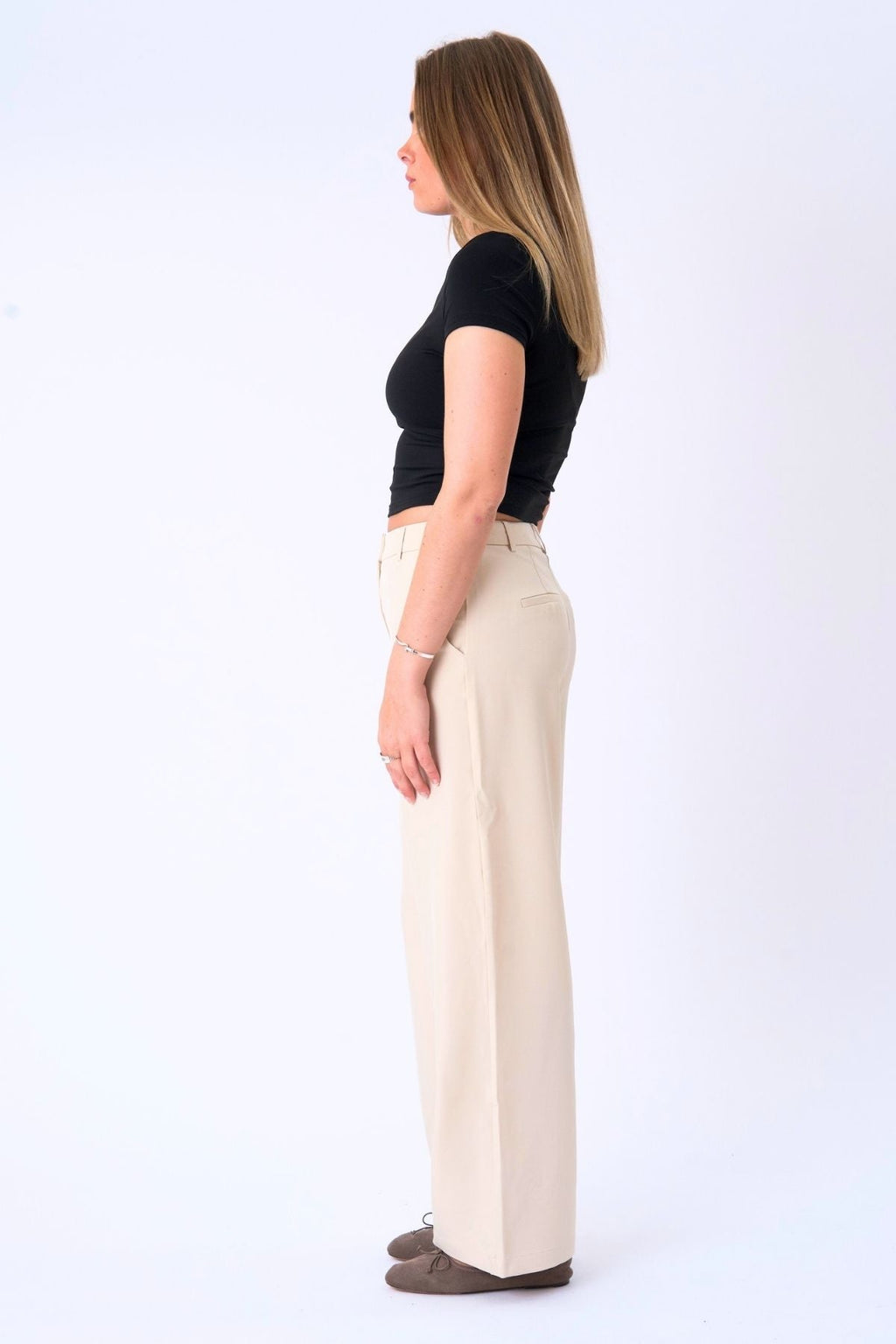 Klassiek pak Pants - Beige