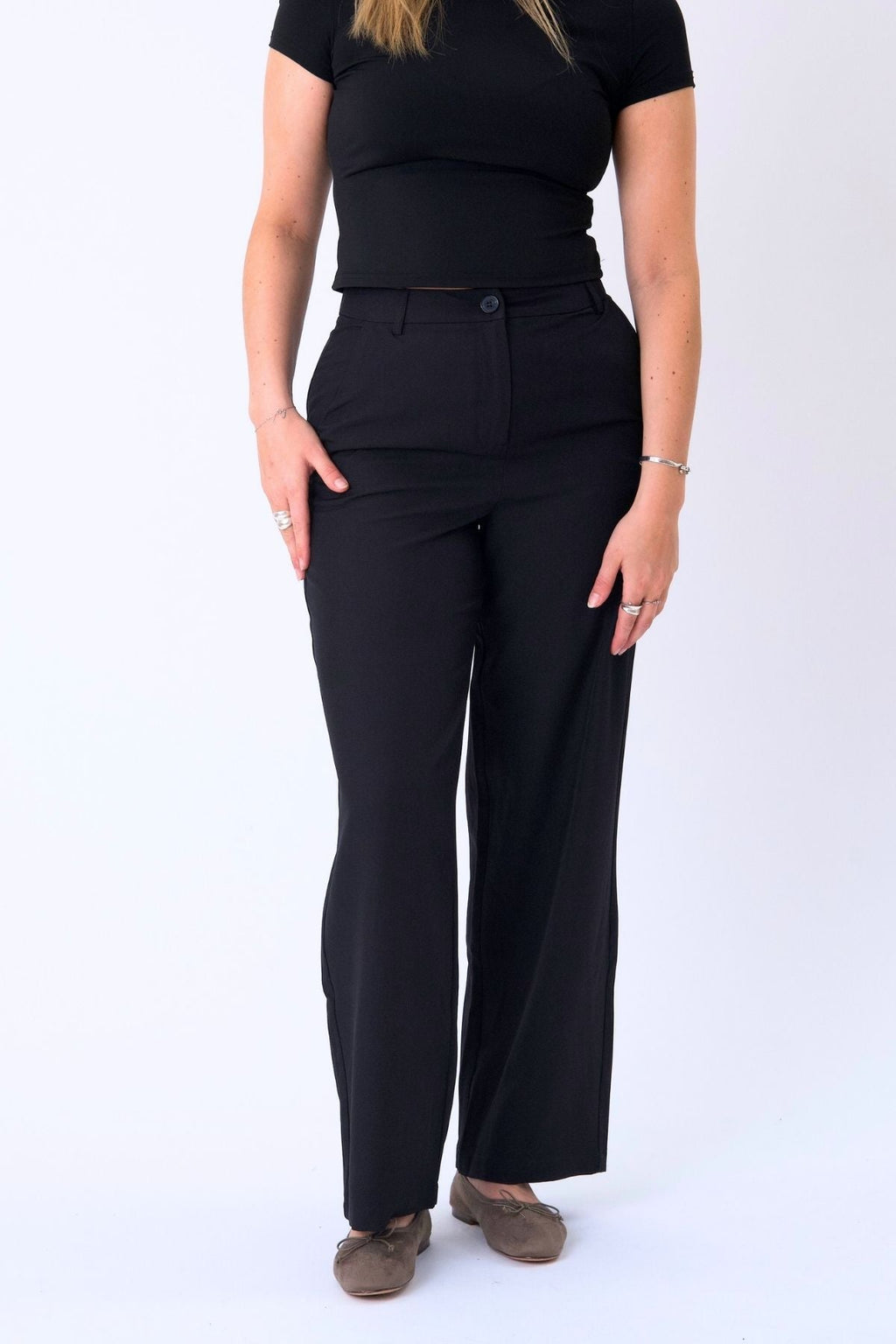 Classic Suit Pants - Black