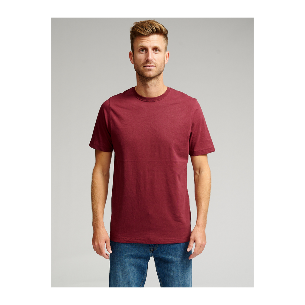 Organic Basic T-shirt - Burgundy