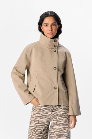 Veste Courte Gro Re - Taupe Désert