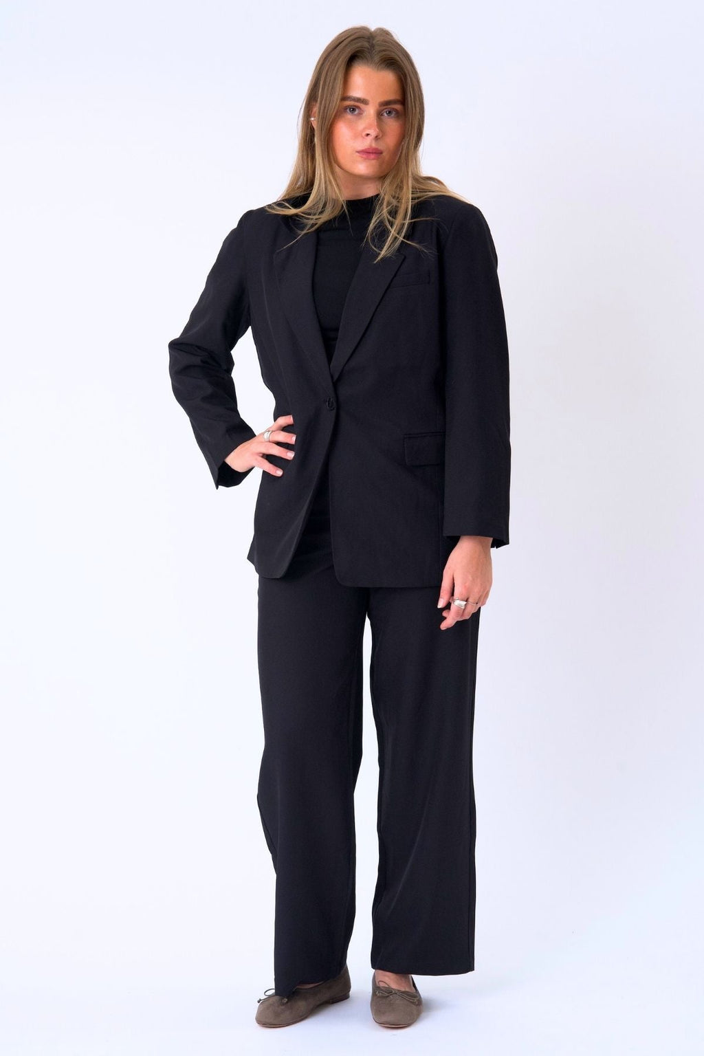Blazer surdimensionné - noir