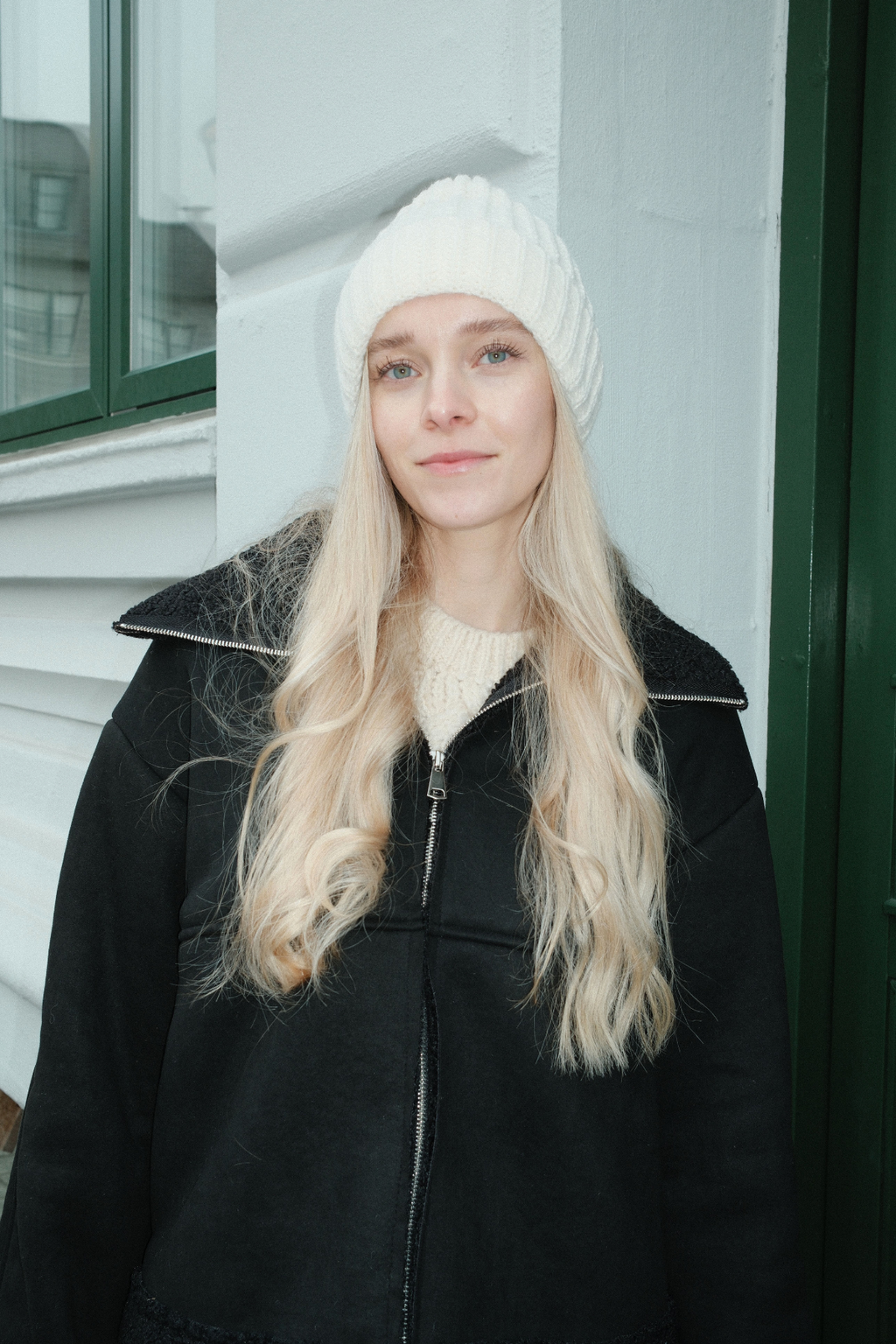 Geribde muts - Licht Beige