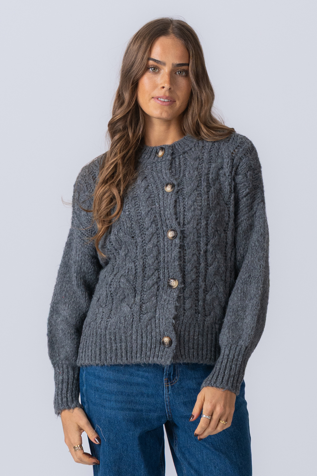 Botton Knit - Gray