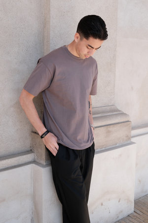 T-shirt Boxy - Gris Foncé