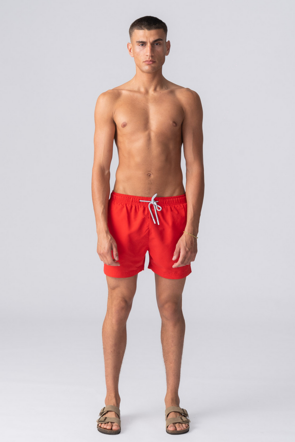 Short de bain - Rouge