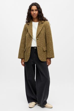 CELINA L / S LO Veste - Green Deep Lichen