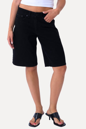 Jean Shorts - Noir