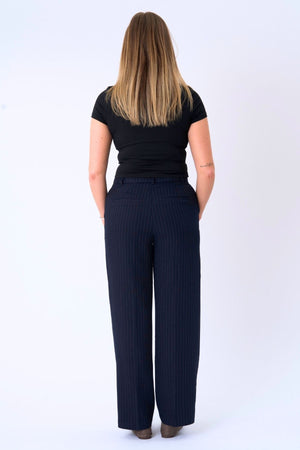 Klassiek pak Pants - Navy Pinstripe