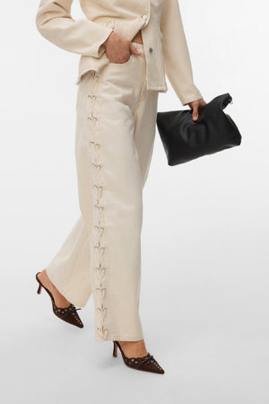 Rae Jeans met brede string - Ecru