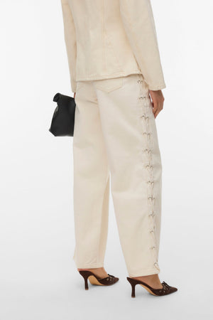Rae Jeans met brede string - Ecru