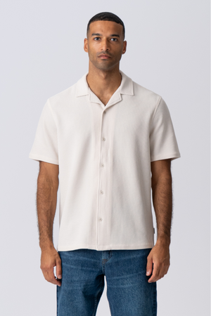 Gebreide shirt - beige