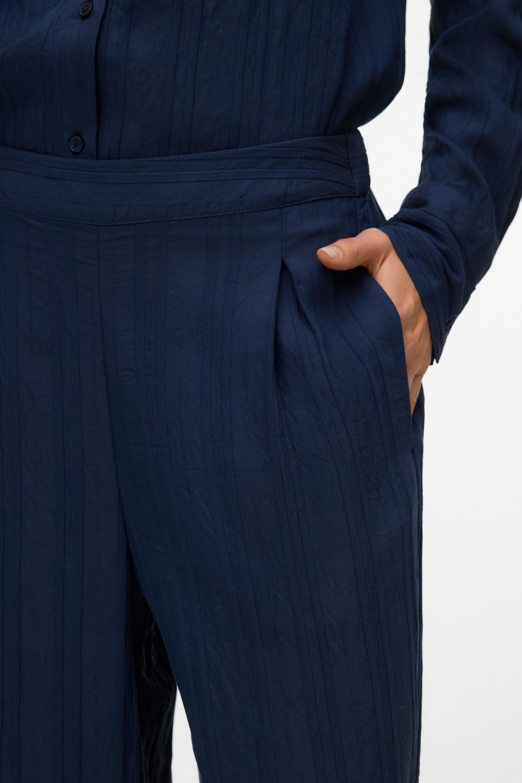 Irine Straight Pant - Navy Blazer