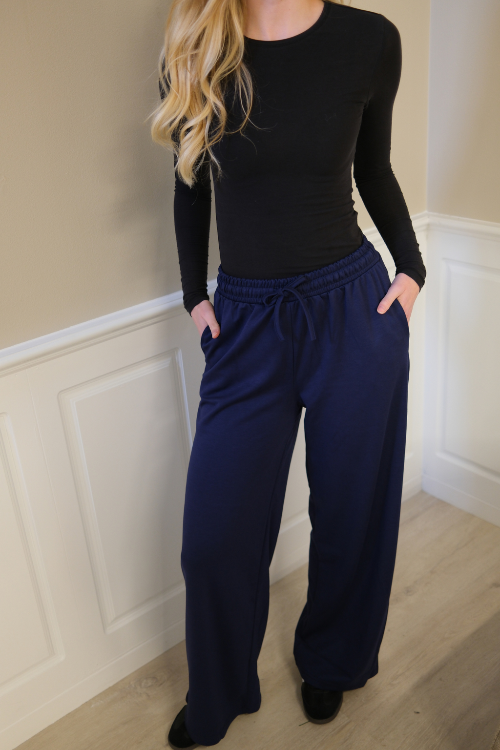 Trainingsbroek breed - marine