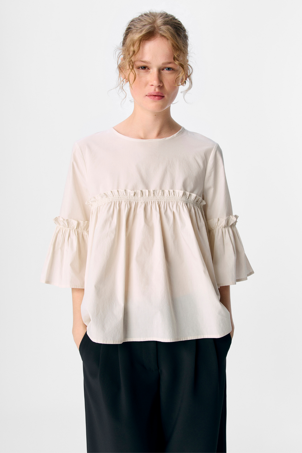 HOPE COUP TOP - Sable blanc