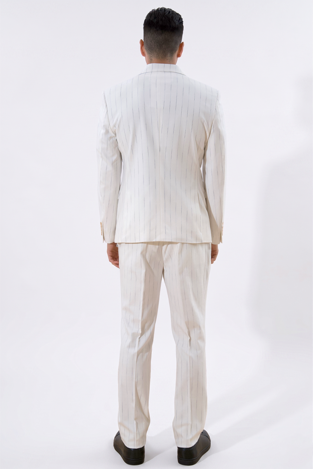 Klassiek Pants - Witte krijtstreep
