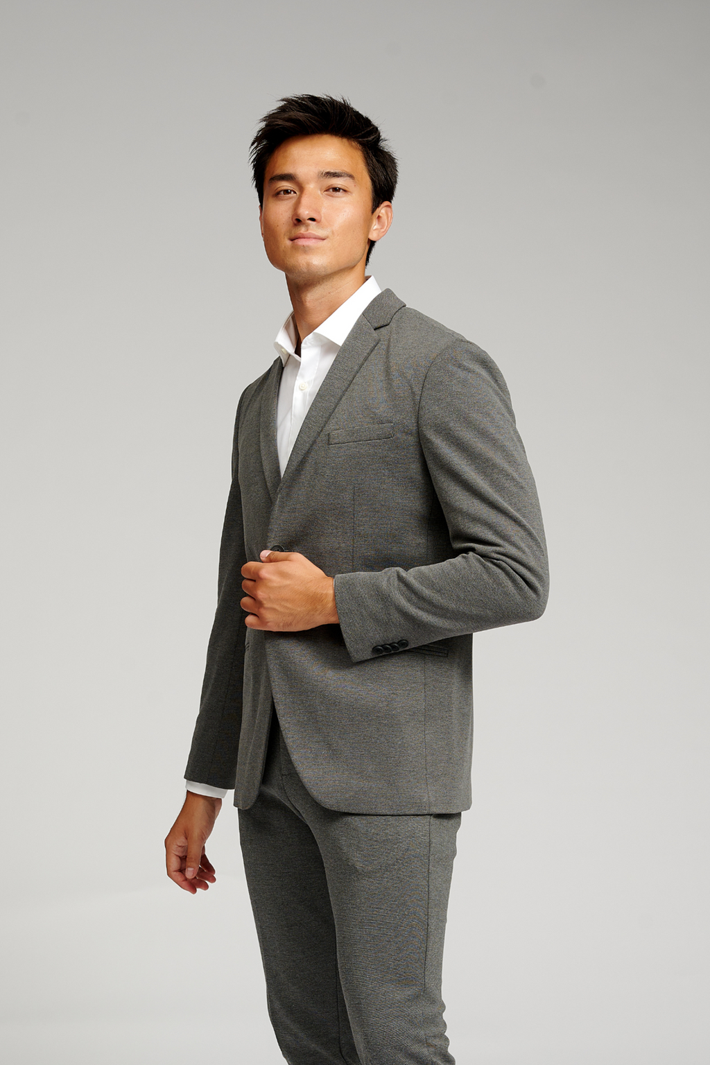 Le blazer de performance original - melange gris foncé