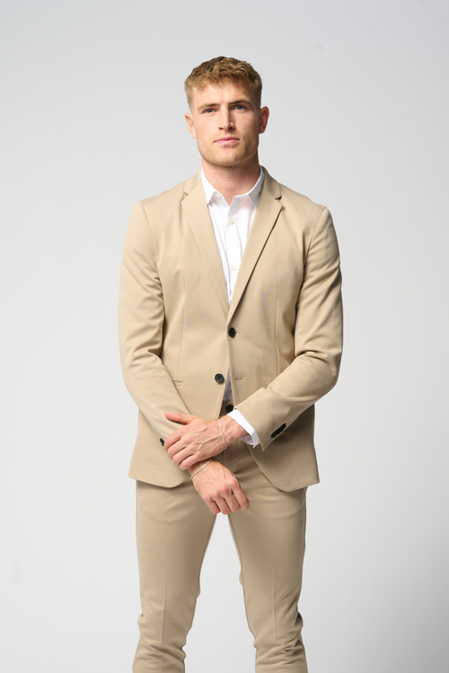 Den Originale Performance Blazer - Crockery - TeeShoppen - Sand/Beige