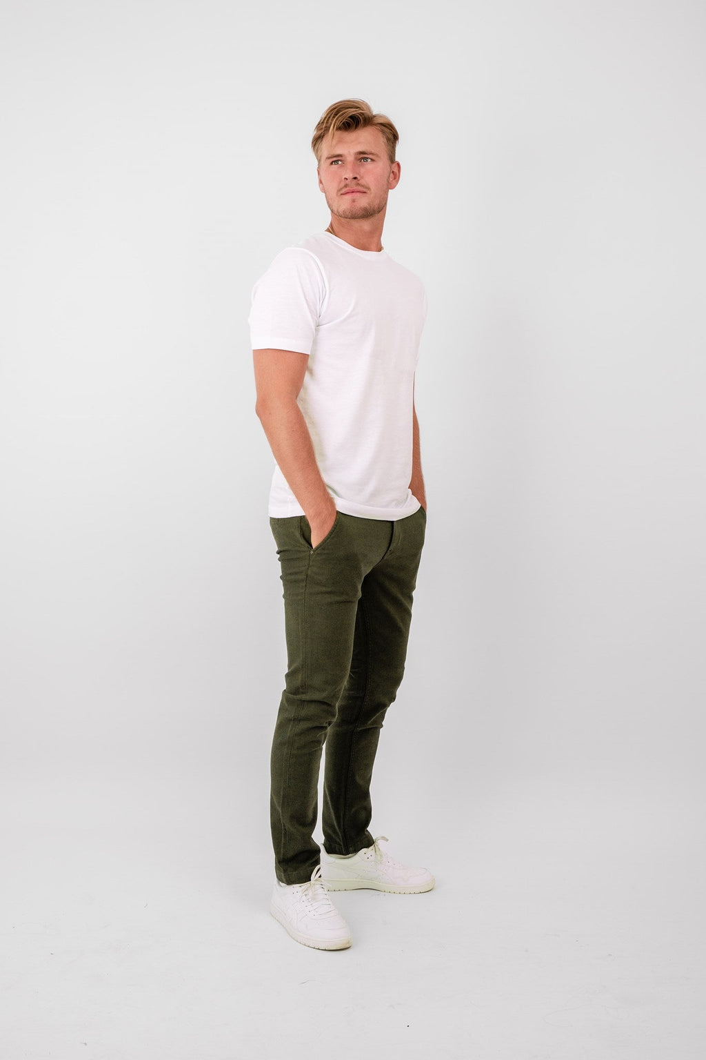 La performance originale Structure Pantalon (régulier) - vert foncé