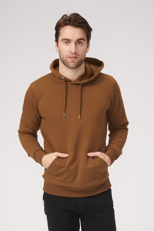 Basic Hoodie Sweat - Brown