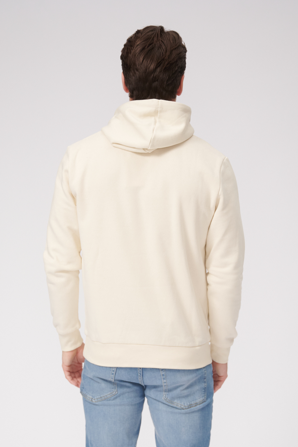 Sweat à capuche de base - beige légère