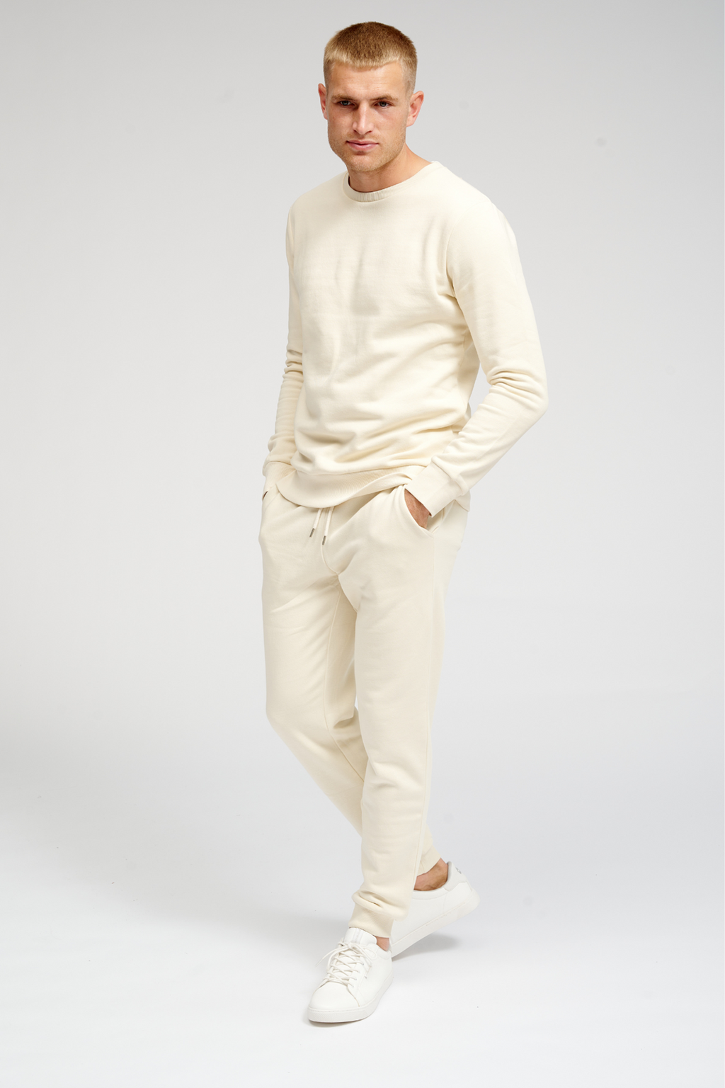 Pantalon de survêtement de base - beige légère