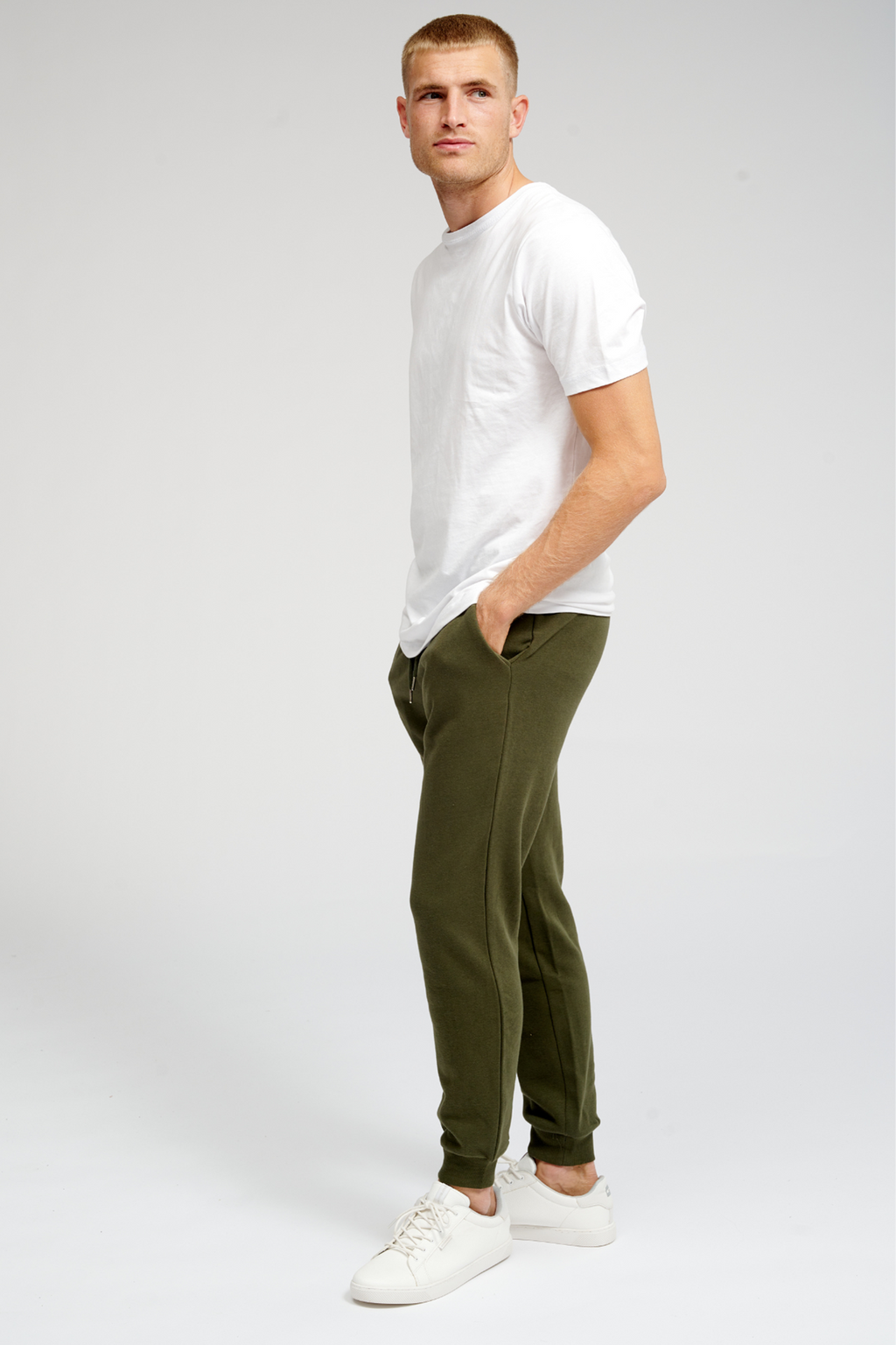 Pantalon de survêtement de base - vert foncé