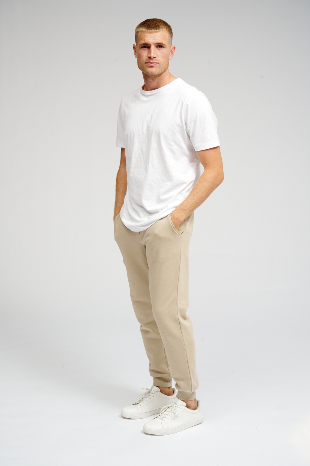 Basic Sweatpants - Dark Beige