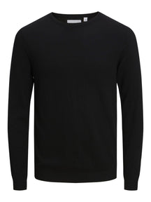 Crewneck de base en tricot - noir