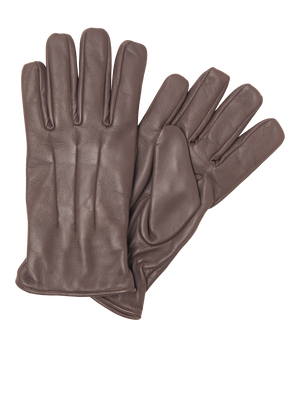 Gants en cuir classiques - marron