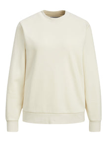 Sweat de base d'équipage - beige légère