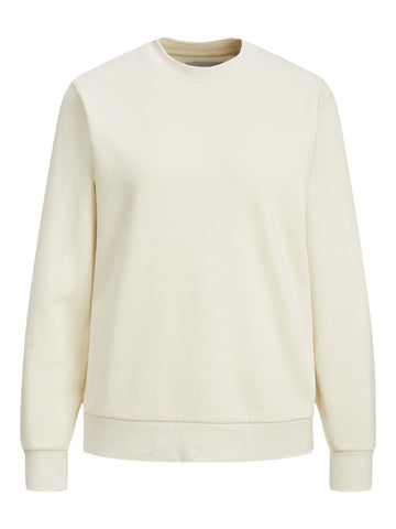 Sweat de base d'équipage - beige légère