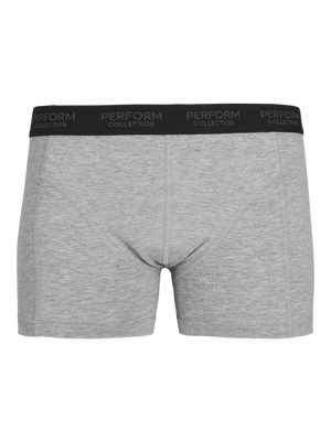 De Originale Performance Trunks 3-pak - Grey Melange - TeeShoppen - Grå