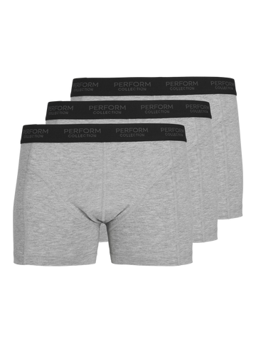 The Original Performance Trunks 3-pack - Grey Melange