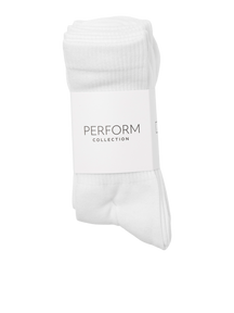 Chaussettes de sport 5 pcs. - Blanc