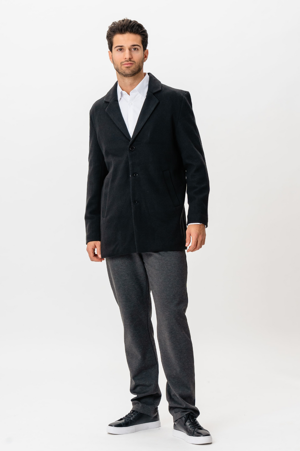 Manteau classique - Noir