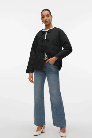 Veste matelassée Sabine LS - noir