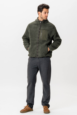 Fleece Jacket - Dark Olive