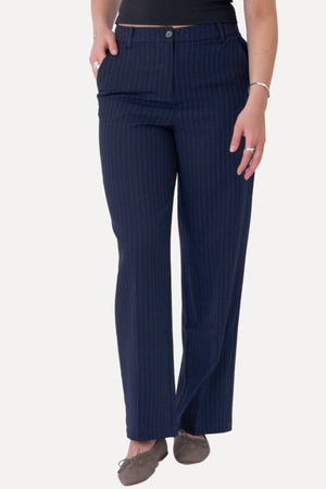 Klassiek pak Pants - Navy Pinstripe