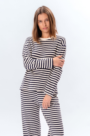 Gestreept shirt - Blauw