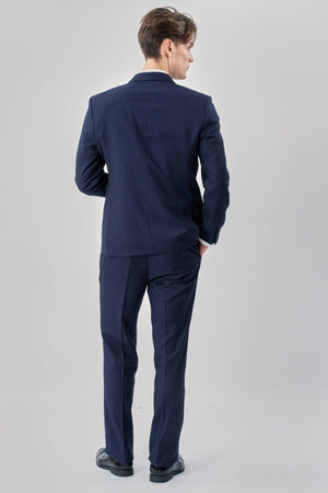 Classique Pants - Rayures bleu marine